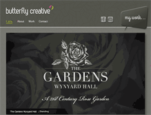 Tablet Screenshot of butterfly-creative.com